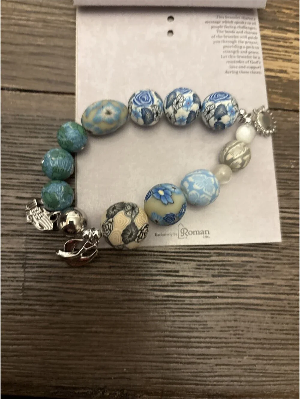 Serenity Story Bracelet - Blue and Silver